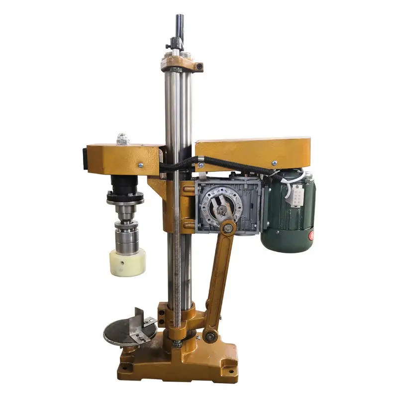 

Semi Automatic Capping Machine High Speed Benchtop Capper For Glass Jars Electric Powered Bottle Capping Machine With Adjustable