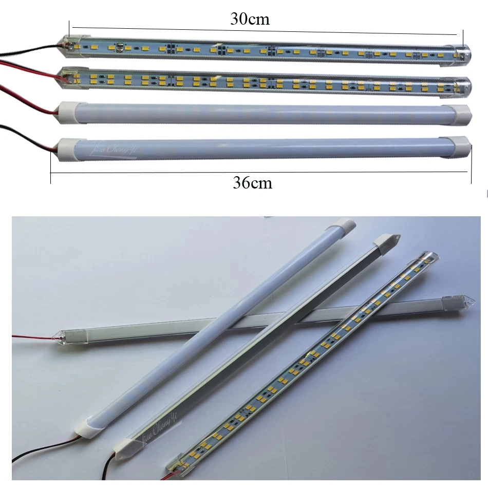 

12V 24V 24/48 LED Light Strip 330X15MM Hard Rigid Tube Bar Lamp IP65 Waterproof 5730-led bead Lights Strips For DIY