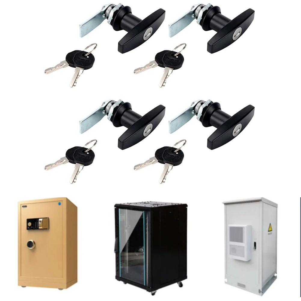 2025 Hot Sale Brand. Good And High Quality 4PCS Truck Canopy T-Handle for Lock For Camper Fence, RV, Safe With Key,Cabinet Lock