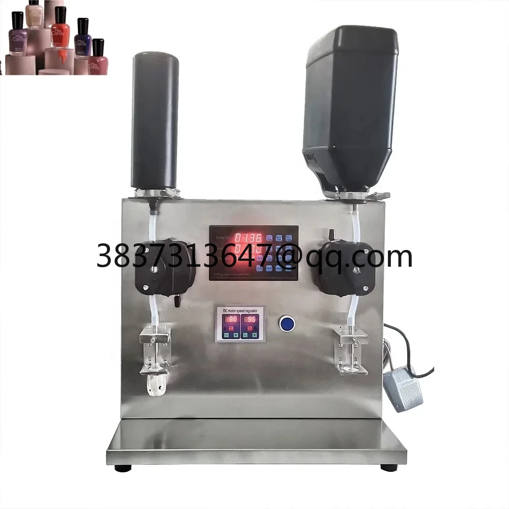 Automatic Double Nozzle Nail Oil Makeup Remover Peristaltic Pump Filling Machine  Zigbee Machinery Capacity	4000BPH, 20000BPH