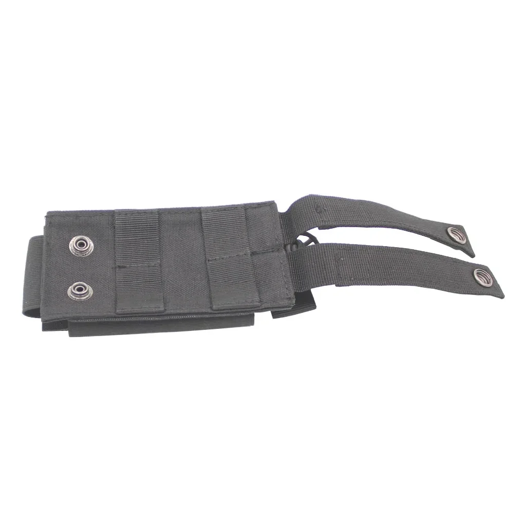 กระเป๋าใส่แม็กกาซีนขนาด 5.56 สำหรับปืน M4 M16 AR15 แบบ Molle ตัดด้วยเลเซอร์ พร้อมสายรัดยืดหยุ่นอเนกประสงค์ ใช้ได้กับวิทยุสื่อสารและอุปกรณ์อื่นๆ