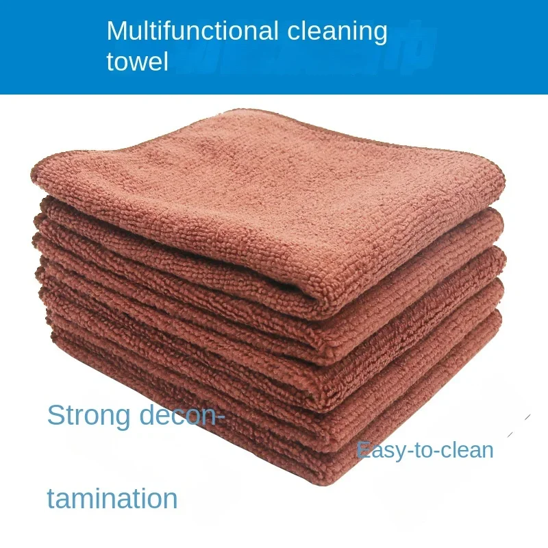 5Pcs Kitchen Cleaning Cloths Towels Milk Tea Shop Coffee Machine Special Rag Water Absorbing Towel Household Cleaning Supplies