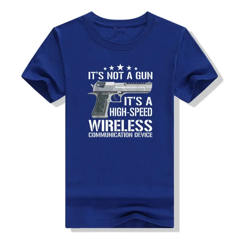 قميص It's Not A Gun Meme - مضحك إنه جهاز اتصال لاسلكي عالي السرعة تي شيرت جرافيك هدية للزوج ملابس رجالية #5