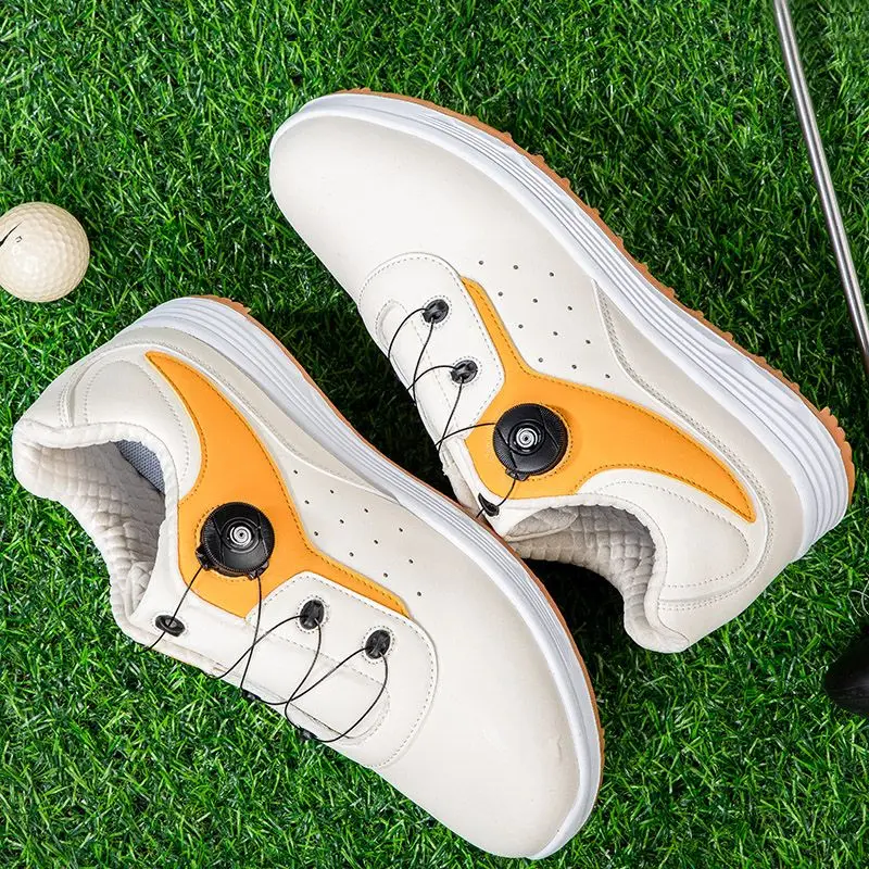 Sepatu Golf, sepatu Golf pecinta olahraga luar ruangan sepatu kasual ukuran besar