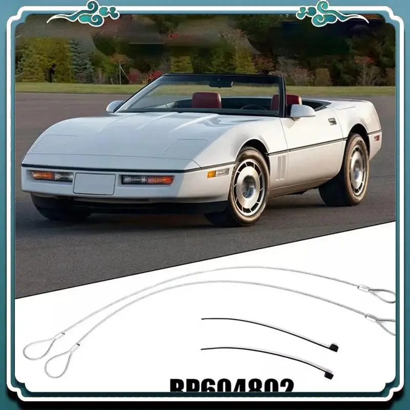 

ABTU-Car Emergency Hood Release Cable Kit For Corvette C4 1984-1996 RP604802 Replacement