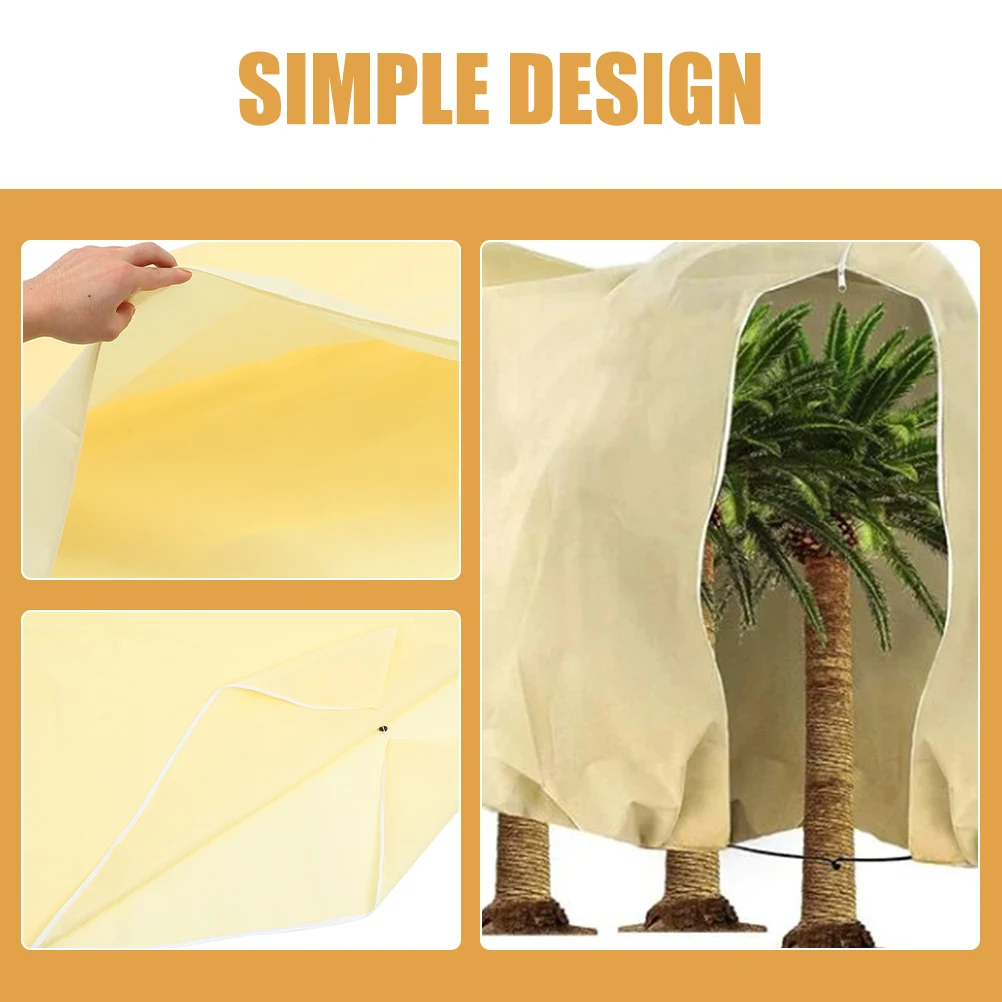 

Winter Plant Covers Frost Protection Trees Shrubs Non woven Fabric Outdoor Protector Drawstring Bags Gardening