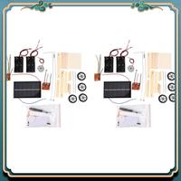 ABJG-2X Wooden Diy Solar Rc Vehicle Car Wooden Assembly Rc Science Model Educational Intelligence