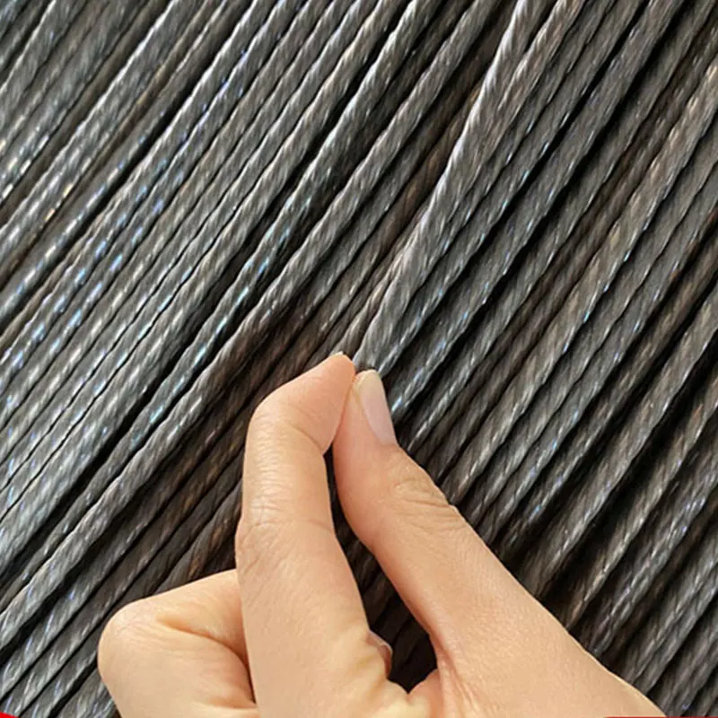 

Hot Sell ASTM A416 High Tensile 20mm 24mm 1860MPa 7-Wires 12.7mm 201 304 316 Prestressed Concrete PC Steel Strand Wire Rope