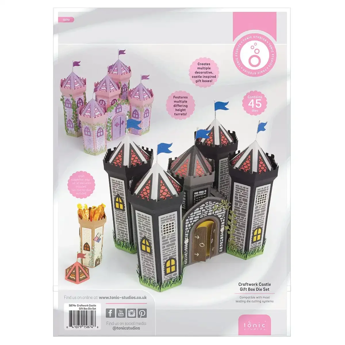 

Craftwork Castle Gift Box Metal Cutting Dies Stencil for DIY Cut Die Scrapbooking Album Embossing Paper Card Embossing 2025 New
