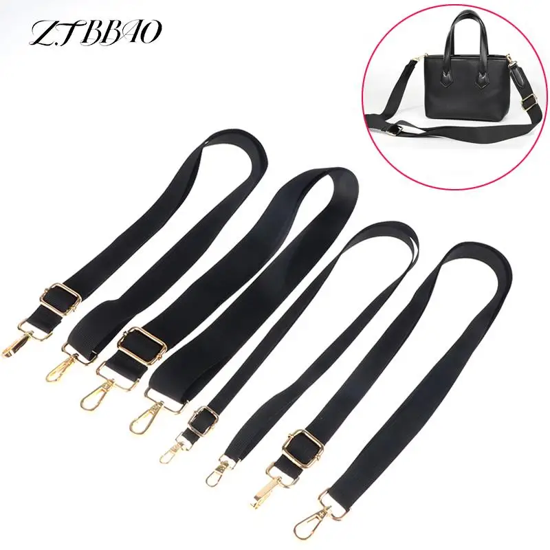 130CM Nylon Black Color Handbags Strap Shoulder Bag Strap Belts For Bags Adjustable Replacement Bag Handles Bag Accessories