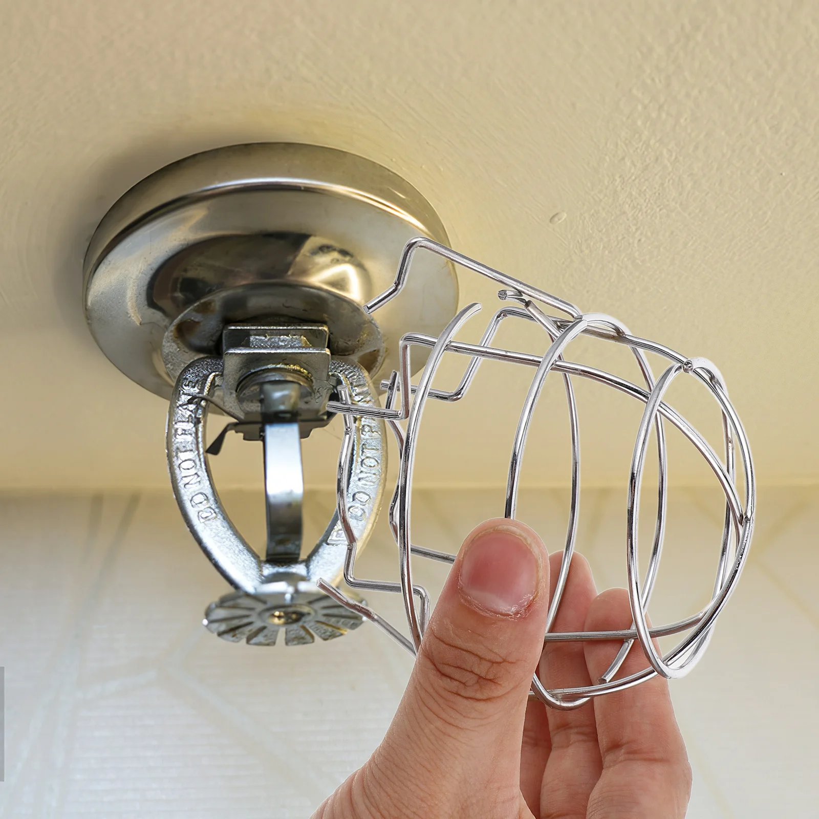 غطاء رأس الرش حامي الرش الحريق قوس مقاوم للصدمات للسقف التجاري السكني معلقة راحة #3