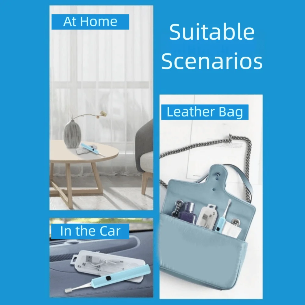 

LED Light Baby Ear Cleaner 360 Degree Rotating Soft Luminous Ear Spoon Set USB Charging with Magnifying Ear Wax Removal Tool