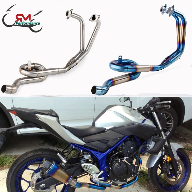 Motorcycle Exhaust Pipe High Performance R3 MT25 Exhaust System For MT-03 MT-25 Bend Pipe