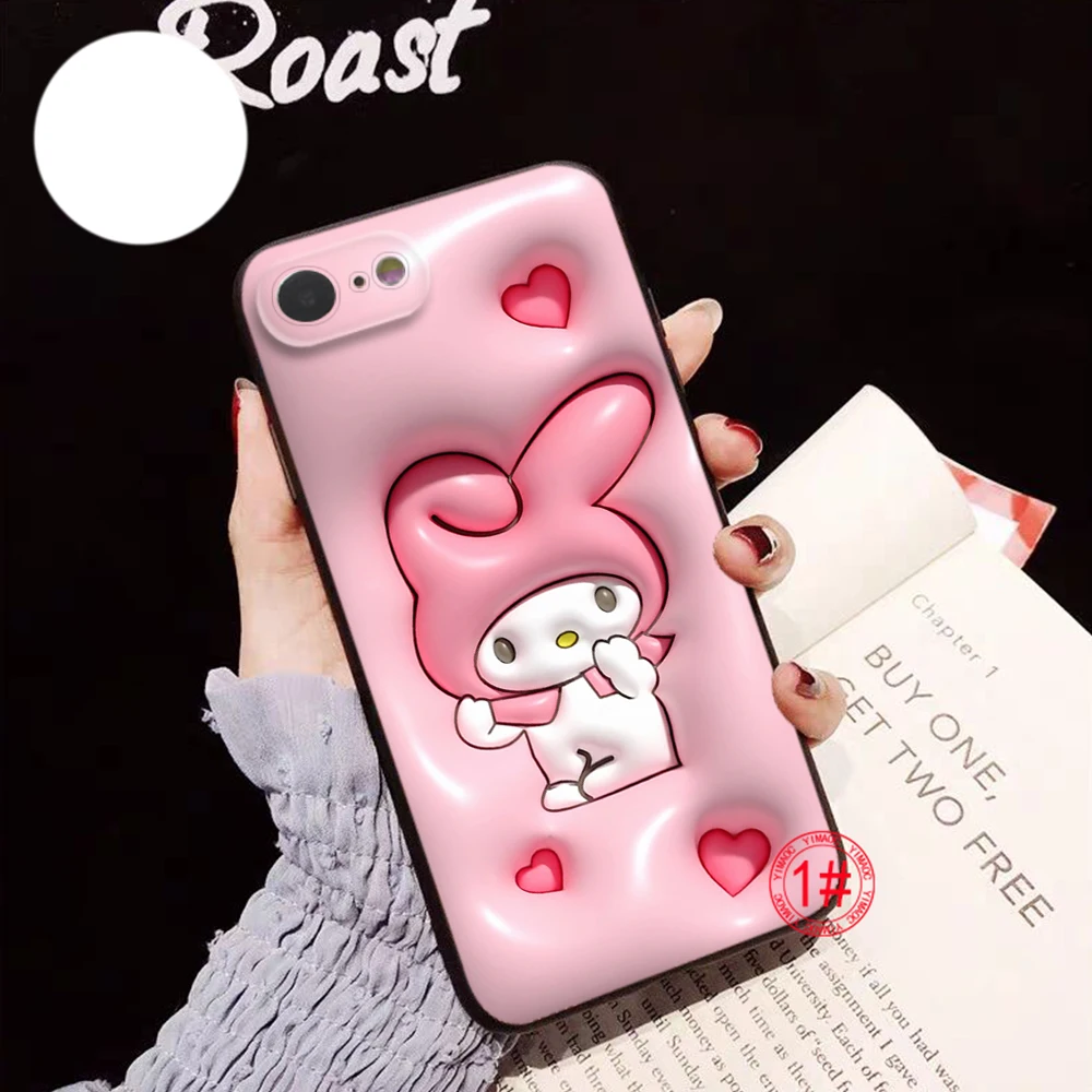 เคสนิ่มลายการ์ตูน S1 3D สำหรับ iPhone 15 14 PLUS 13 12 11 x XS XR Pro Mini 8 7 plus