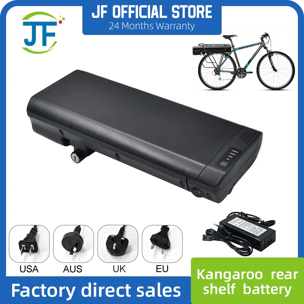 36v 48v 7.8ah 10.4ah 12.8ah 14ah  Rechargeable 18650 E-bike Folding Electric Bike Ebike Rear rack Lithium-ion Battery