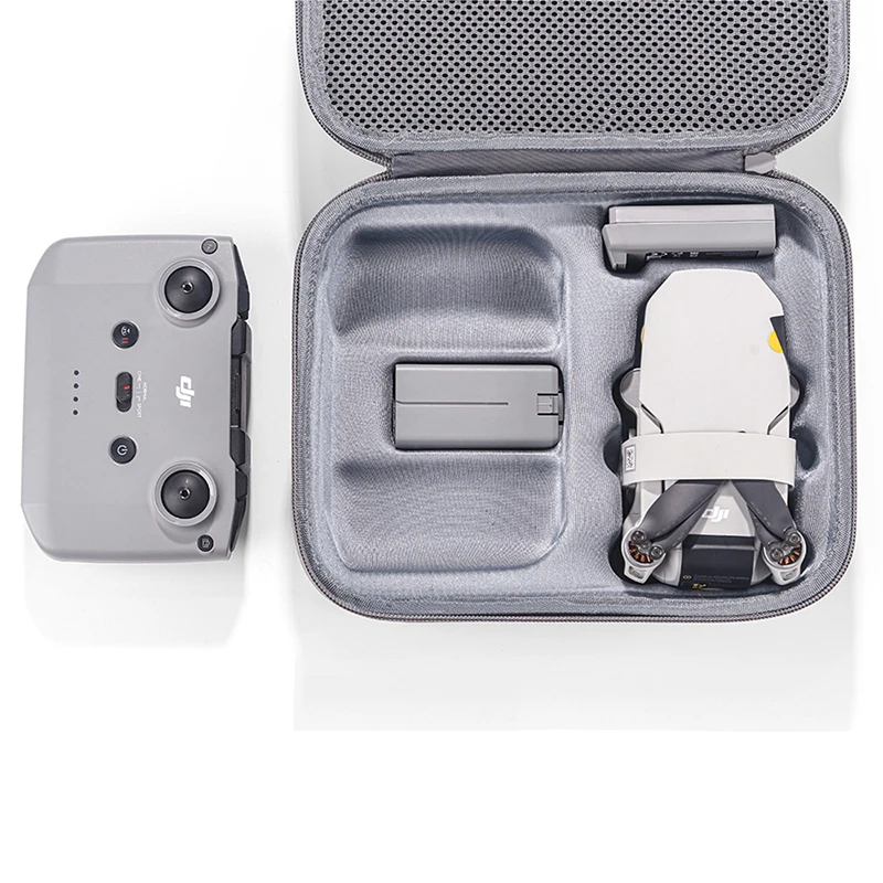 Portable Carrying Case Hrad EVA Storage Bag Waterproof Protective Hanbag Box for DJI Mini 2 Drone Battery Remote Controller Box