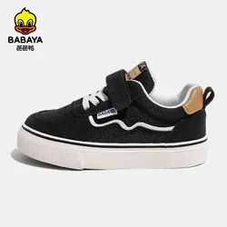 Babaya-Sapatos de lona infantil com sola macia, sapatos para meninos, novo, primavera, 2023