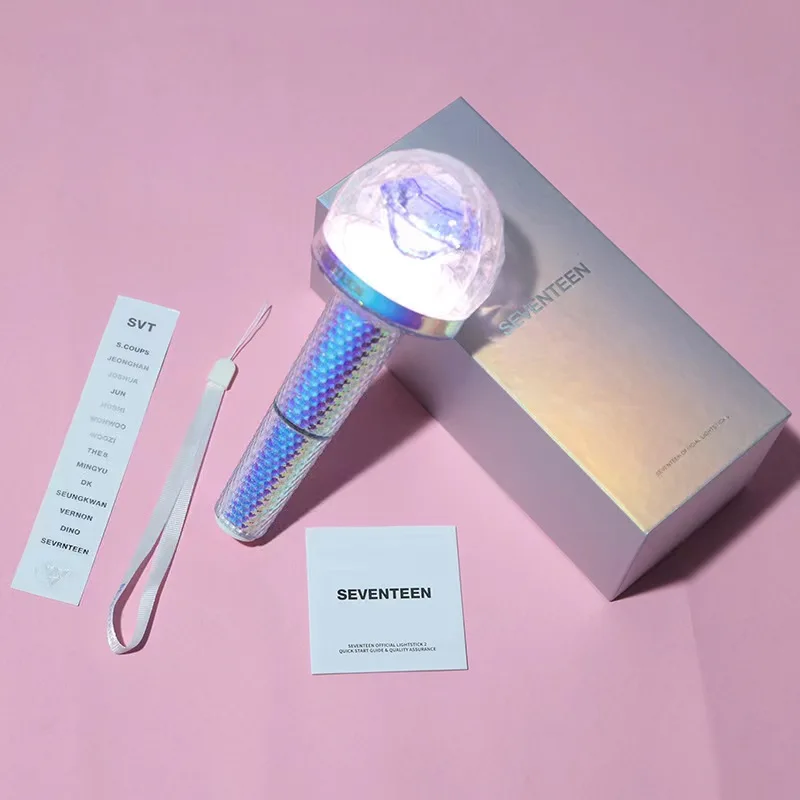 17 Caratbong Official Ver2- Glow Stick with 1 Random Transparent Photo Card