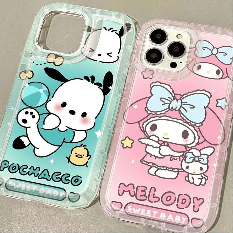 Sanrio Hello Kitty Pom Purin Clear Case for Huawei P30 P40 P50 P60 Pro Honor 100 90 80 70 60 50 X9 X9A X8 X5 Magic5 Magic 5 Capa