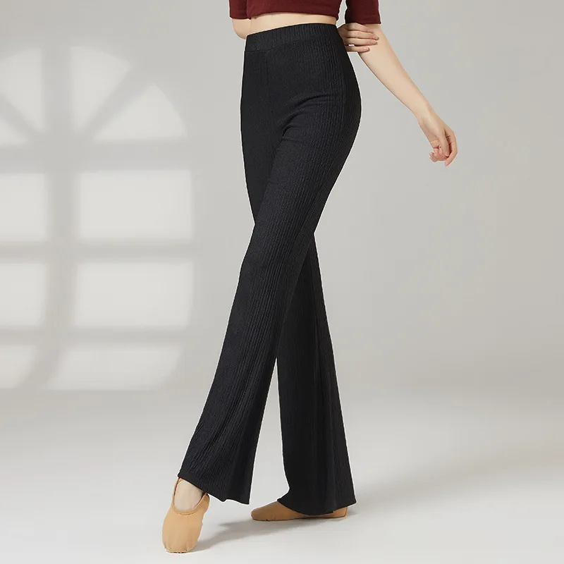 Zomer Vrouwen Latin Dans Broek Buikdansen Kostuum Volwassenen Geplooide Stof Wijde Pijpen Uitlopende Oefenbroek Must-Have voor Dansers