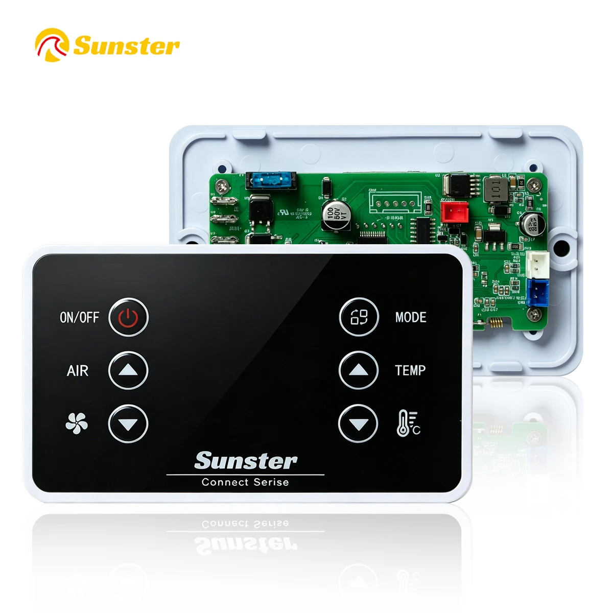 Sunster 12V 24V Klimaanlagen-Controller Bluetooth APP Fernbedienung für Wohnwagen LKW Klimaanlagen-Teile