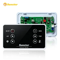 Contrôleur de climatiseur 12V 24V avec application Bluetooth et télécommande pour camping-car, caravane, camion, pièces de climatisation 2