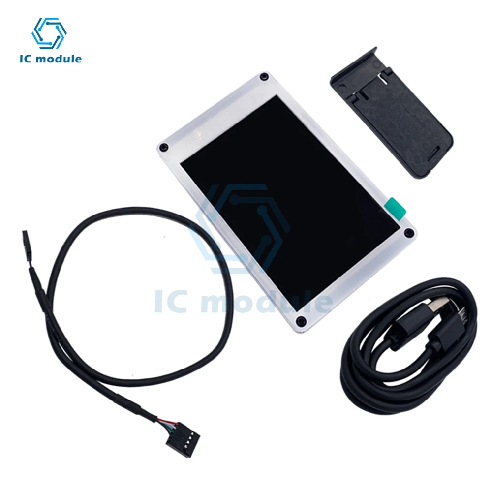 Imagem -02 - Polegada v3 Branco Transparente Ips Usb Tela de Exibição Secundária Computador Monitoramento Temperatura Display Faça Você Mesmo para Raspberry pi 3.5