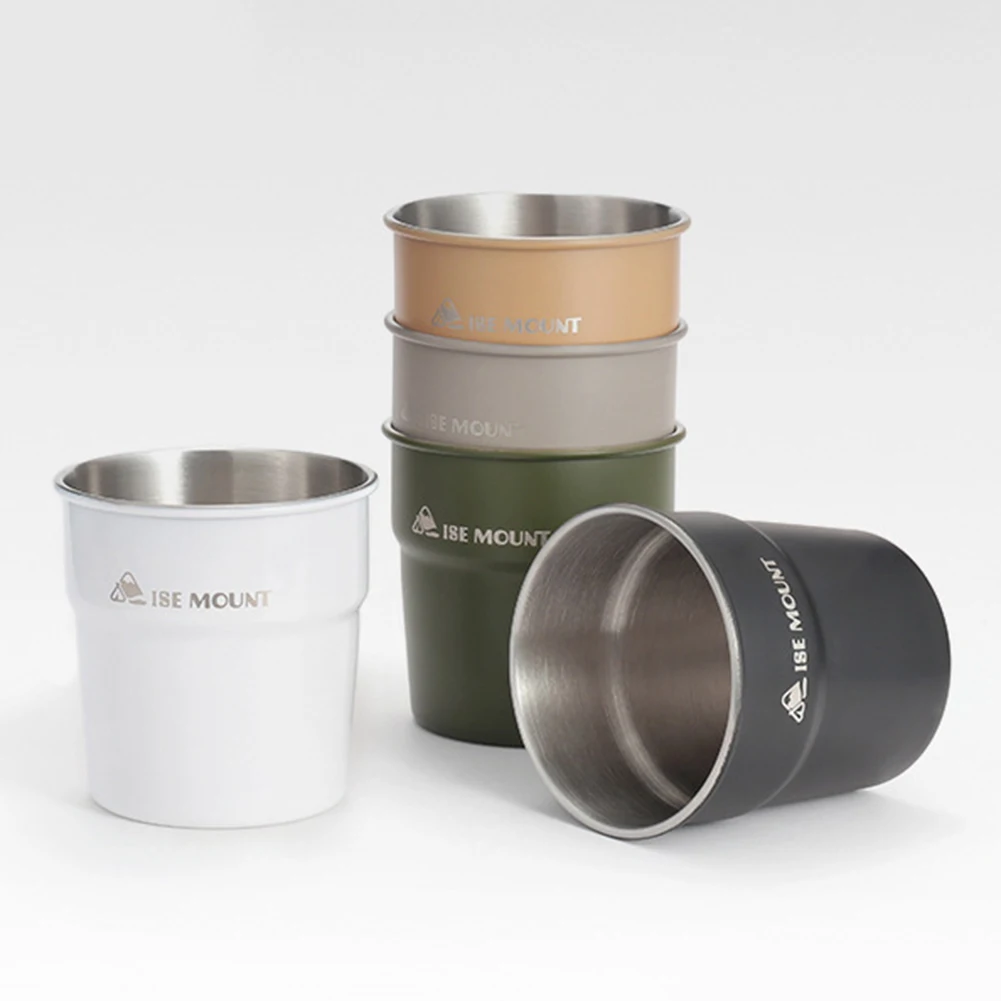 300ML Camping Mug Aluminium Alloy Folding Cup Nature Hike Mug Ultra-Light Camping Travel Water Cup Outdoor Camping Cookware