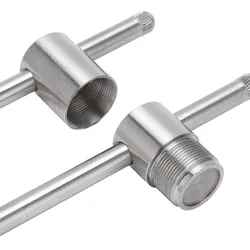 Compresor de puntas de taco de billar de acero inoxidable desmontable
