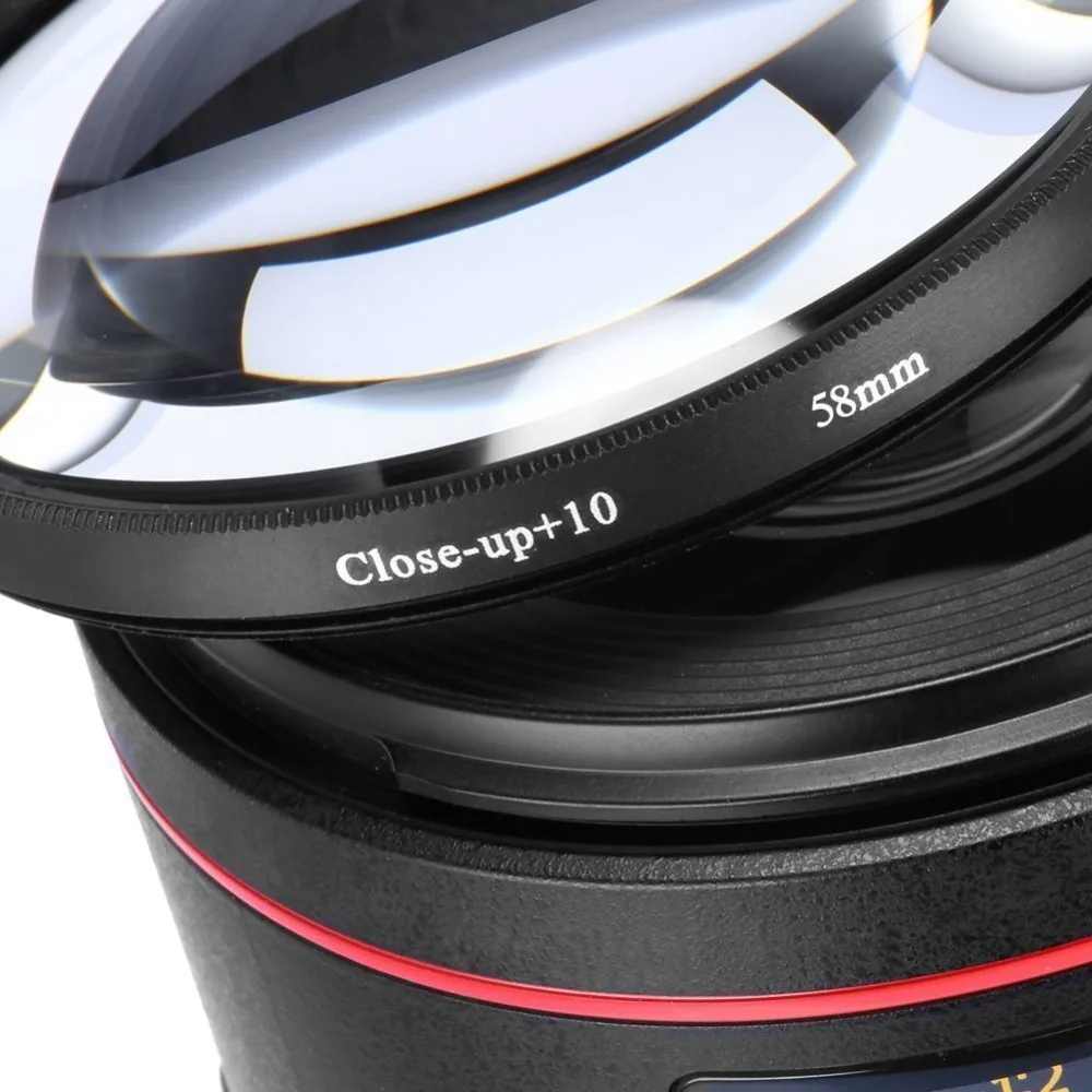 Close Up Macro Filter +1 +2 +4 +8 +10 Close-UP 49 52 55 58 62 67 72 77 82mm for Canon Nikon Sony Camera Lens Filters