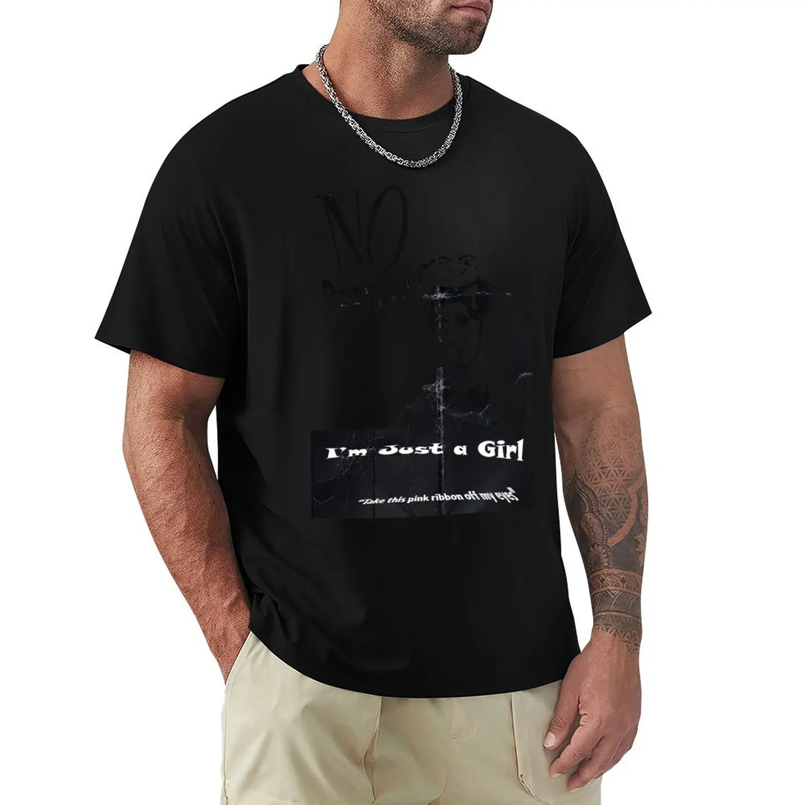 

Gwen Stefani I'm Just a Girl No Doubt Poster T-Shirt Everyday Wear Basic Short Sleeve Top