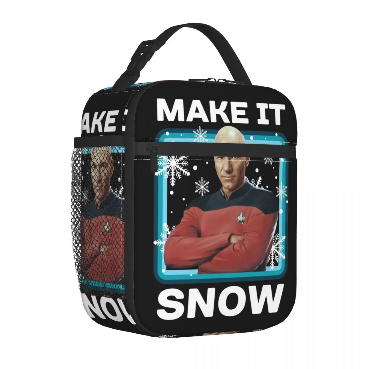 stars-treks-nexts-generation-make-it-snow-christmas-poster-lancheira-isolada-cooler-refeicao-recipiente-grande-lancheira