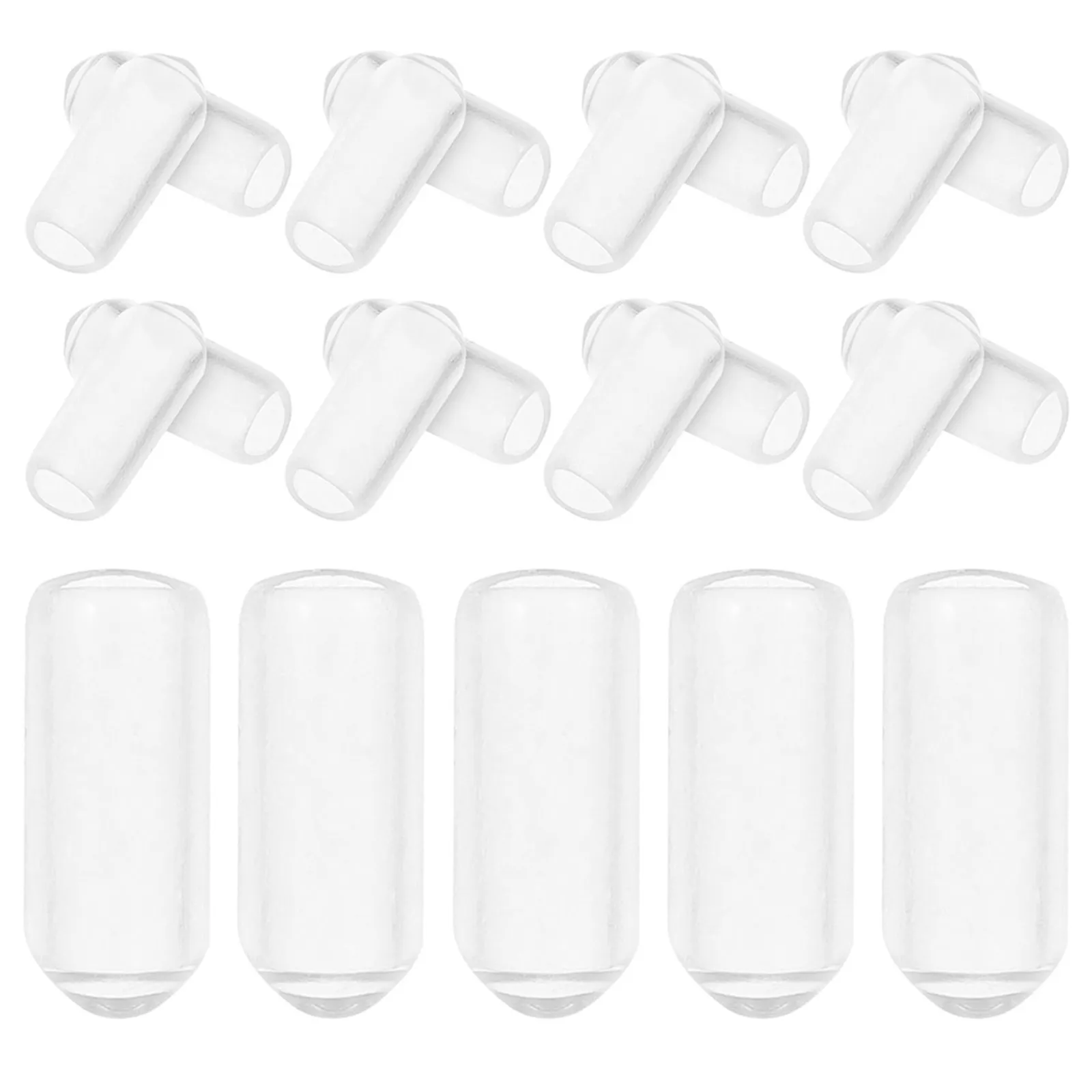 

200Pcs Headband End Caps Rubber Replacement Headband Ends Protector Tips Hair Band Accessories Hair Band End Caps
