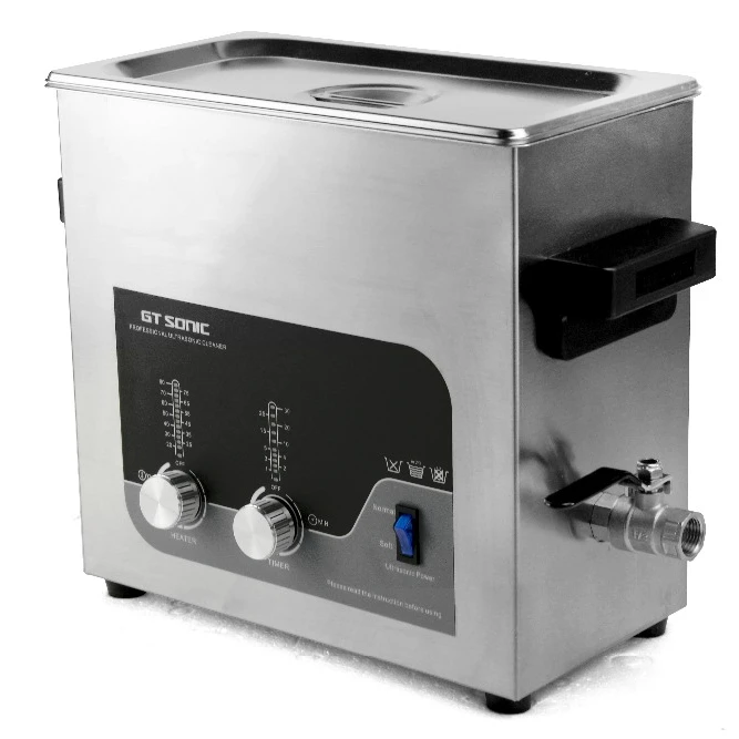 

6.5L Commercial Digital Heated Ultrasonic Cleaner for Jewelry Eyeglasses Print Head Small Parts Cleaning