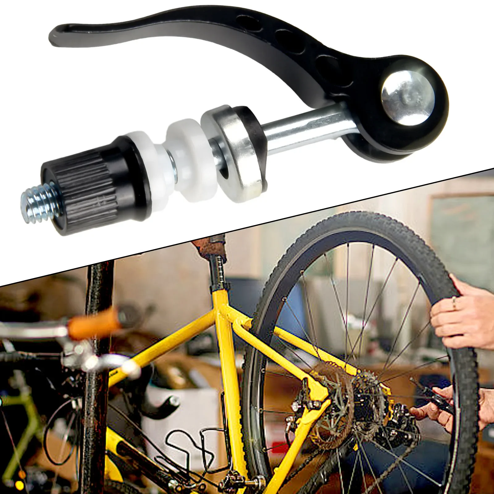 

Bicycle Quick Release Lever SeatPost Clamp Quick Release Skewer Seat Tube Clip Screw M6x45mm M6x50mm Quick Release Screws Parts