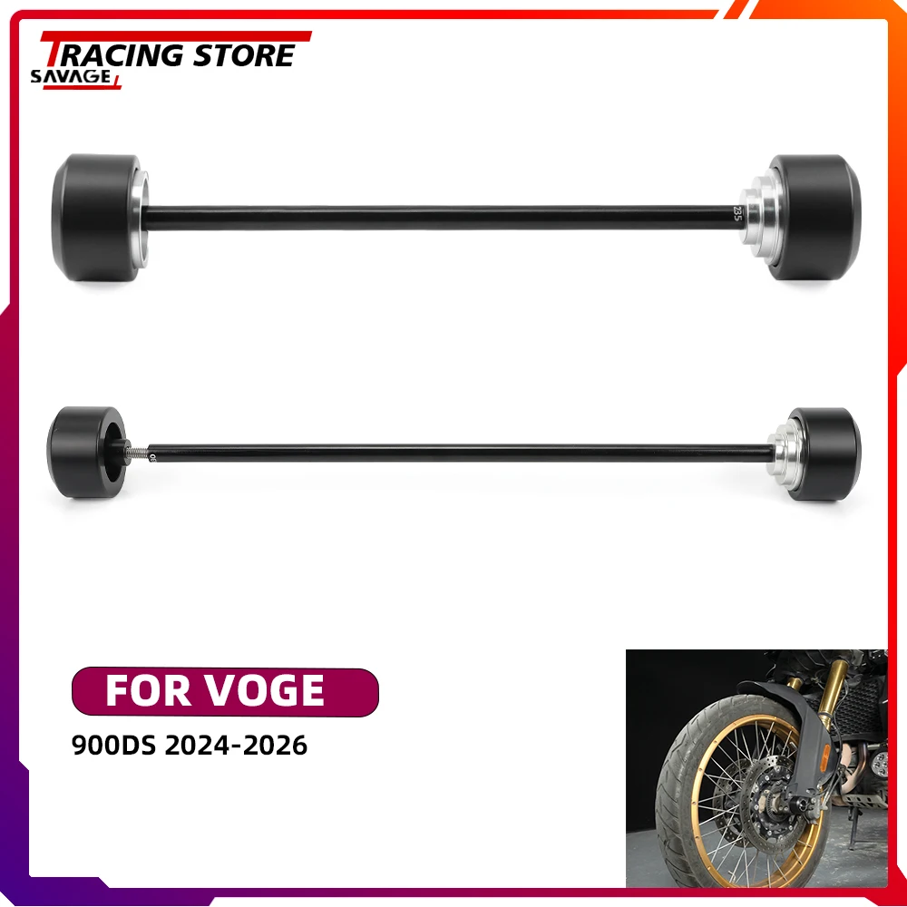 

Motorycle Front Rear Wheel Axle Spindle Fork Slider Guard Crash Protector For VOGE 900DS DS 900 DS900 2026 Falling Protection