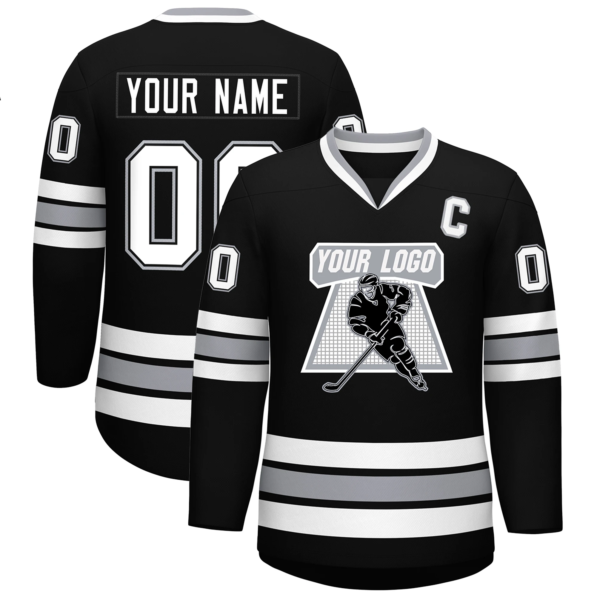 Personalized Breathable Hockey Jersey for Men/Youth Printed Name Number Practice Jerseys for Adult S-XXL