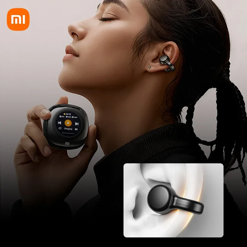 Xiaomi MIJIA CT11 Wireless ANC Bluetooth Headphones LED Touch Screen Visible Earphones Active Noise Cancellation Headset