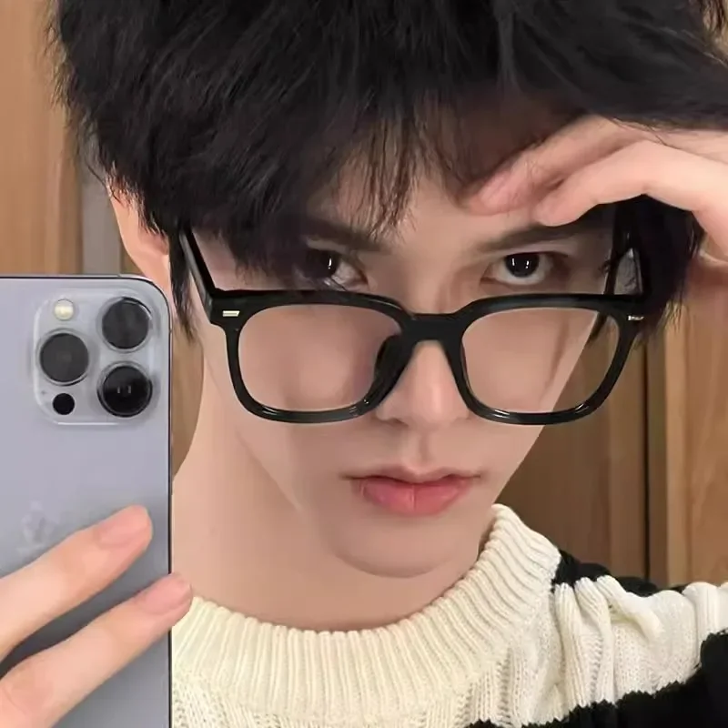 إطار نظارات كمبيوتر شفاف مربع عتيق جديد للنساء والرجال مضاد للضوء الأزرق نظارات حجب النظارات البصرية