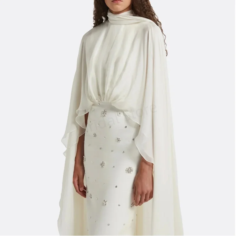 Maßgeschneiderte Meerjungfrau-Abendkleider فسات Vara Nadusa Frances Vajdos de Fiesta Elegantes, langes, sexy Abendkleid mit Kristallen
