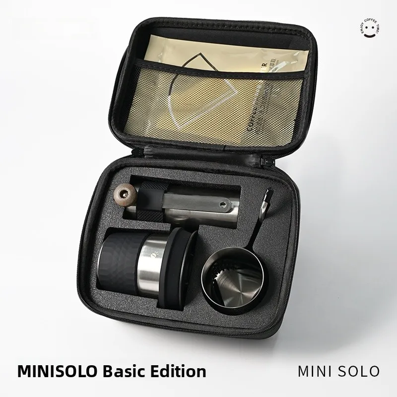 

Portable Hand-Crank Coffee Bean inder Cam Set Outdoor Exploration Basic Hand-Poured Coffee Kit Durable Lightweight Design