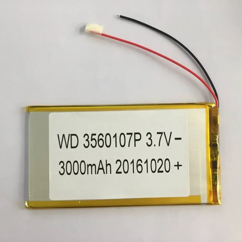 Untuk Onda v703 Tablet PC N77, 7 inci masih N77 3560107 3.7V baterai lithium polimer 3560110 sel Li-ion isi ulang