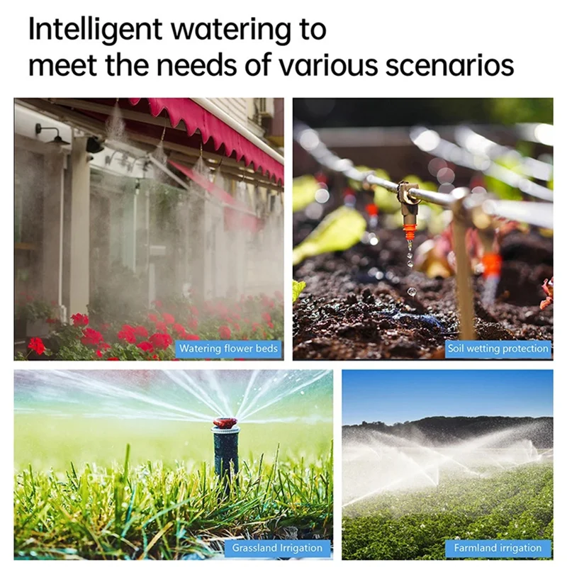 Garden Automatic Irrigation Device 45M Sensing Distance Watering Device For 3/4 Inch Hose-Y47A