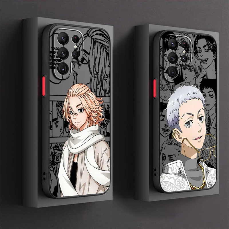 

Cool T-Tokyo Revengers Anime Frosted Translucent For Samsung Note 20 A35 A03 A54 A31 A22 A34 A14 A24 A04 A55 5G Funda