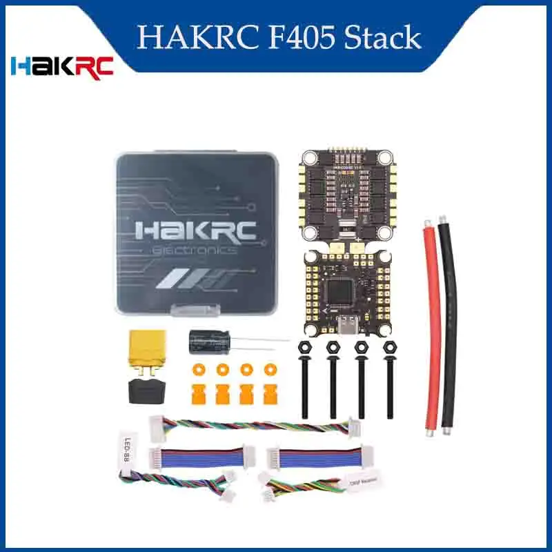 

HAKRC F405 V2 Stack F4 F4530V2 Flight Controller Dual BEC With 45A/50A/60A/65A 4in1 Brushless ESC for For FPV Racing Drone RC