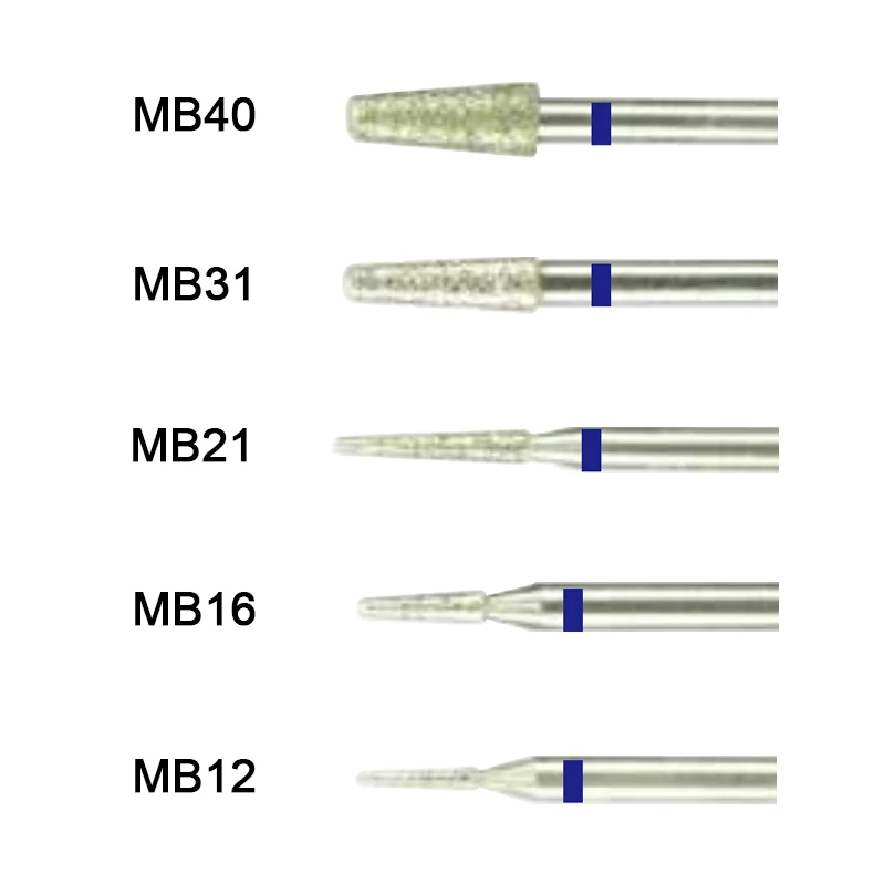 10pcs/set Dental Lab Drill Diamond Grinding Head Polisher Burs Dental Instrument