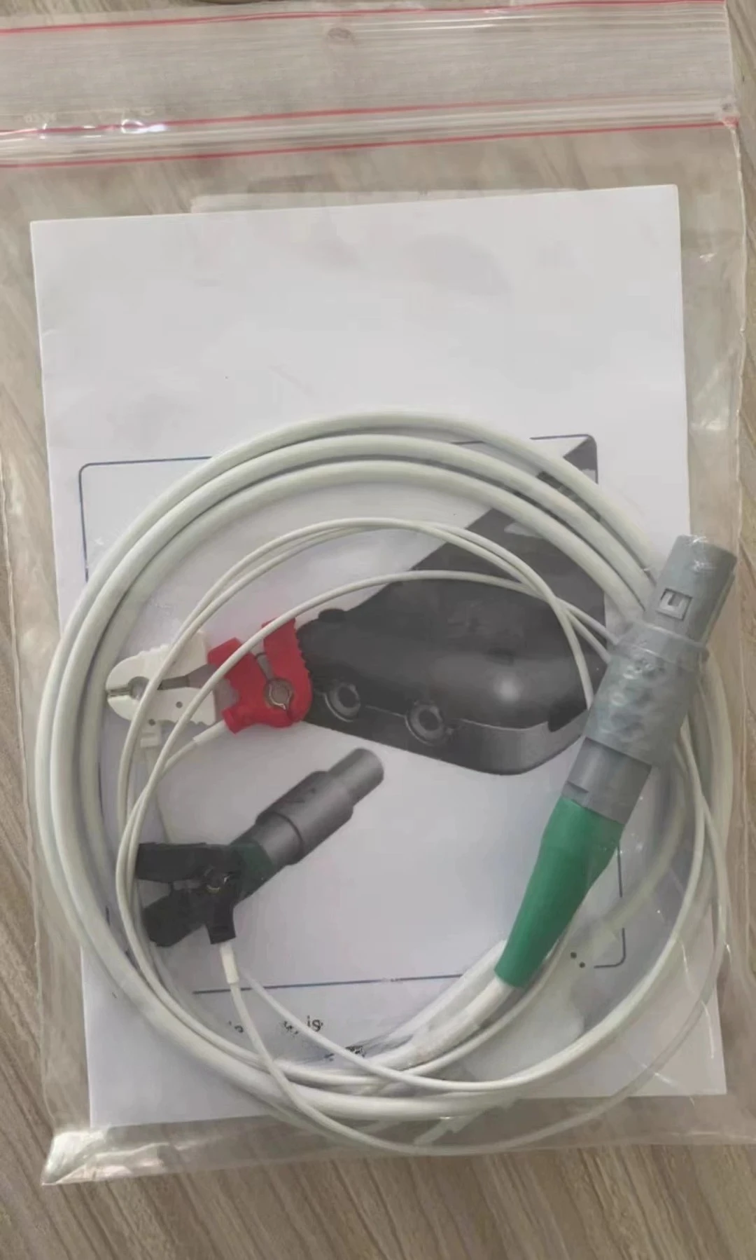 Accuscreens Hearing Screening Instrument Electrode Cable 3-lead Cable