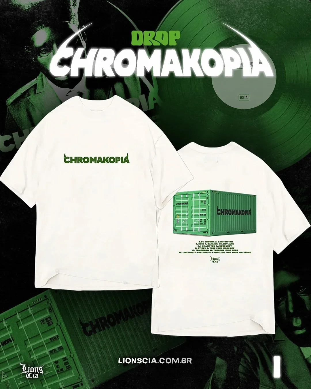 

Футболка TOUR TYLER THE CROMACOPIA 2025 года, Tyler The Creator, летняя мужская и женская футболка с короткими рукавами, одежда, топы