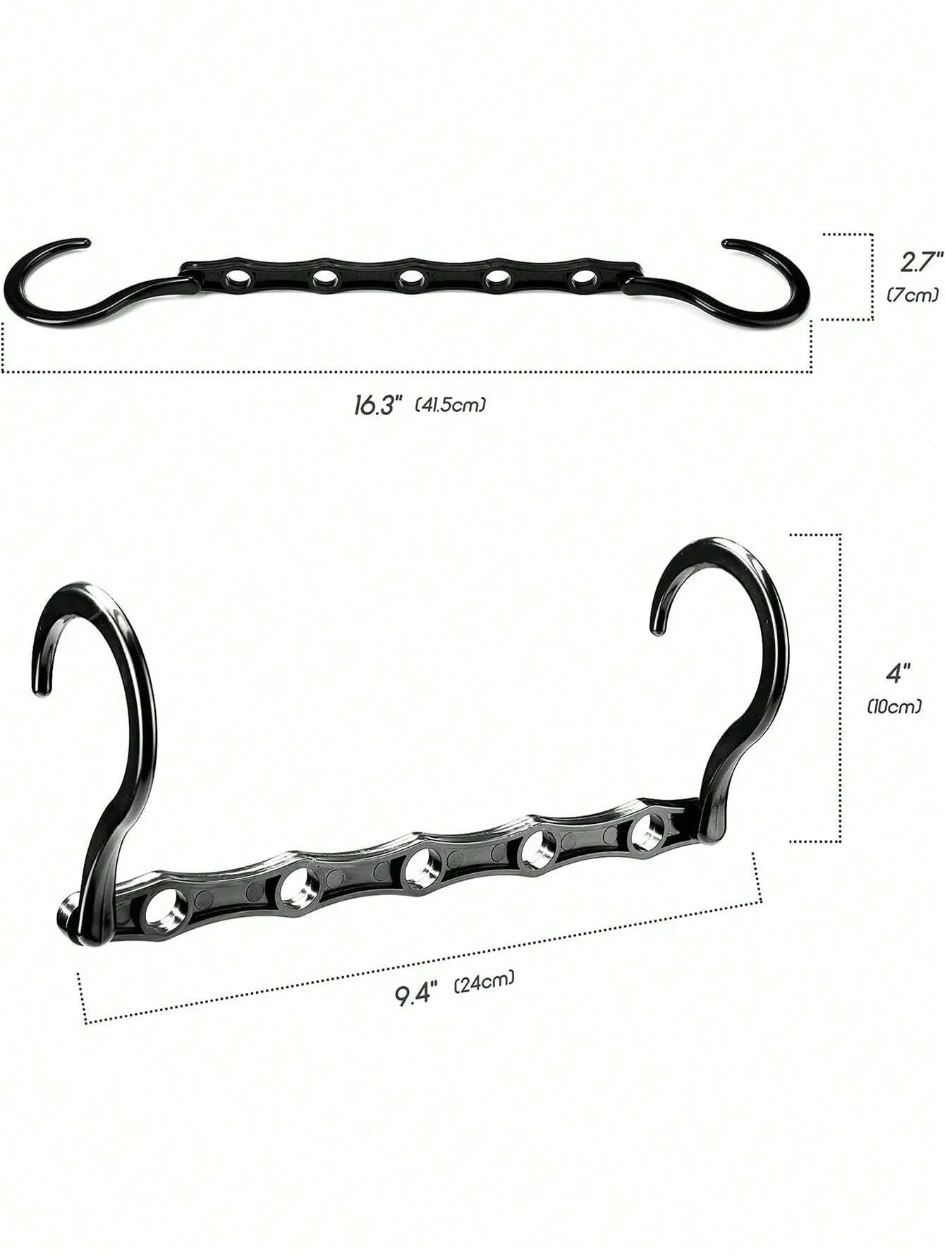 5 pcs Sturdy Magic Hanger Multi-Function Folding Organizer Rack | Home Storage / Wardrobe Organization