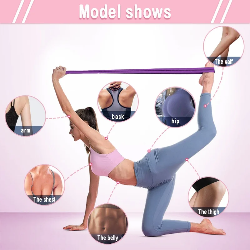 

Fitness Training Pull-up Resistance Band for Rehabilitation Exercise Elastic Yoga Assistance Equipment Fitness Yoga Rally Band